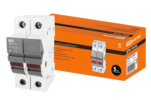 Фотография товара 'Tdm Держатель плавких вставок ДПВ 2П SQ0216-0002'