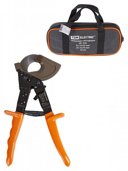 Фотография товара 'Tdm Ножницы секторные НС-32C для резки бронированного кабеля, SQ1027-0211'