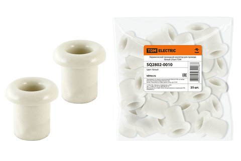 Фотография товара 'Tdm Керамический проходной изолятор для провода SQ2802-0010'