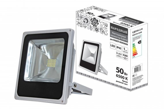 Фотография товара 'Tdm Прожектор светодиодный СДО50-2-Н 50 Вт, 6500 К SQ0336-0208'