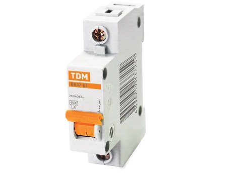 Фотография товара 'Tdm Автоматический выключатель ВА47-63 1Р 6А 4,5кА SQ0218-0001'