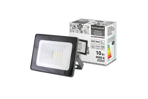 Фотография товара 'Tdm Прожектор светодиодный СДО-04-010Н 10 Вт, 4000 К, IP65 SQ0336-0280'