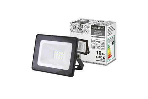 Фотография товара 'Tdm Прожектор светодиодный СДО-04-010Н 10 Вт, 6500 К, IP65 SQ0336-0260'