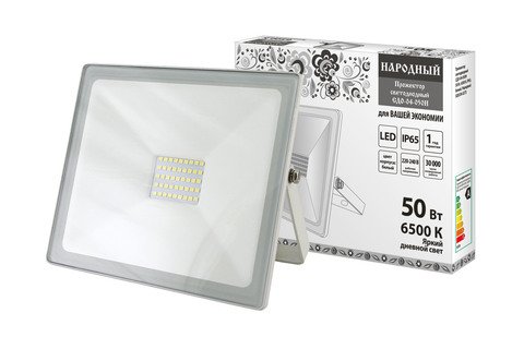 Фотография товара 'Tdm Прожектор светодиодный СДО-04-050Н 50 Вт, 6500 К, IP65 SQ0336-0273'