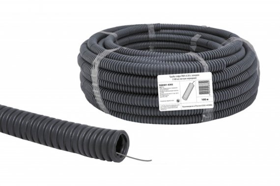 Фотография товара 'Tdm Труба гофрированная ПВХ d 20 с зондом SQ0401-0302'