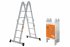 Фотография товара 'Tdm Лестница-трансформер алюминиевая ЛТА4х3, 4 секции по 3 ступени, SQ1028-0303'