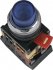 Фотография товара 'Tdm Кнопка ABLFP-22 синий d22мм неон/230В 1з+1р SQ0704-0007'