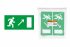 Фотография товара 'Tdm Знак "Направление к эвакуационному выходу направо вверх" SQ0817-0054'