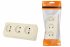 Фотография товара 'Tdm Розетка 3-х местная горизонтальная 2П открытой установки IP20 10A SQ1801-0224'