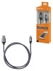 Tdm Дата-кабель, ДК 12, USB - Lightning, 1 м, тканевая оплетка, SQ1810-0312