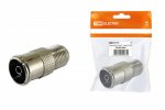 Tdm Переходник гнездо F - гнездо TV, SQ1809-0009