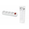 Tdm SQ1806-0421 Колодка розеточная 4 гнезда 2П+3 c выключателем 16А 250В