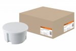 Tdm Распаячная коробка СП D80х40мм, крышка, серая, IP20 SQ1402-1004