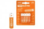 Tdm Элементы питания LR03 AAA Alkaline 1,5V BP-4 SQ1702-0006